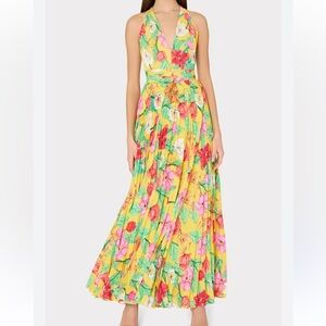Milly Oria Floral Maxi Dress Size 6